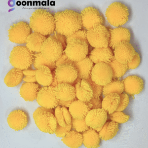 Pom Pom Balls small size,200 Pieces Pom Pom Balls for Arts,Craft and Handicrafts woollen,  Yellow