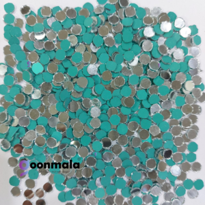 Mirror beads For Jewellery Making, Craft Work and Lippan Art Work, Silver Round 6mm 1000 Pieces