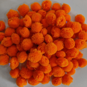Pom Pom Balls small size,Pom Pom Balls for Arts, Craft and Handicrafts woollen-200 Pieces, Orange