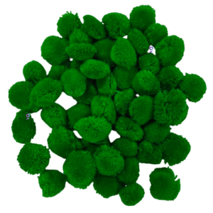 Pom Pom Balls small size,200 Pieces Pom Pom Balls for Arts, Craft and Handicrafts woollen,  Green