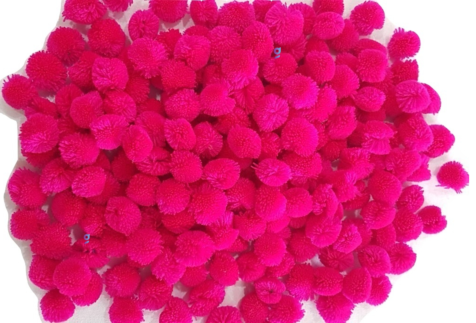 Pom Pom Balls small size,200 Pieces Pom Pom Balls for Arts, Craft and Handicrafts woollen, Rani Pink - Image 3